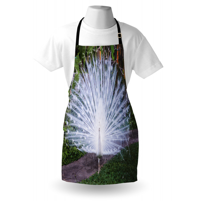 Tropical Garden Feather Apron