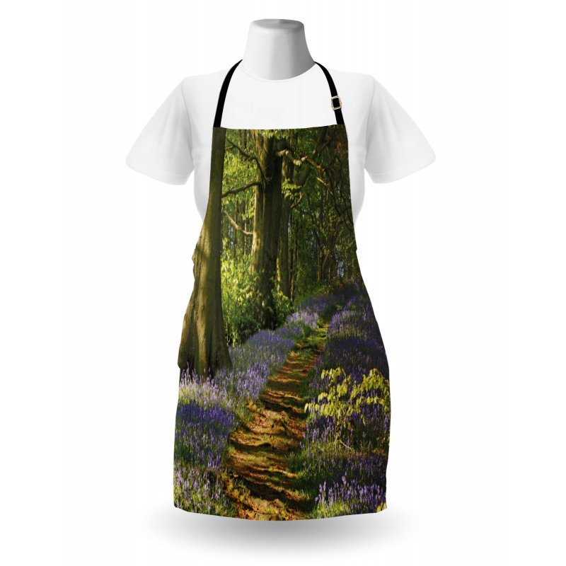 Path Between Bluebells Apron