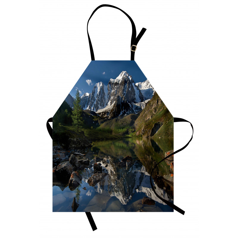 Pastoral Snowy Alps Apron