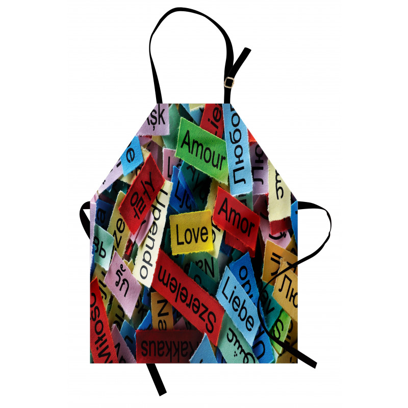 Words Composition Love Apron