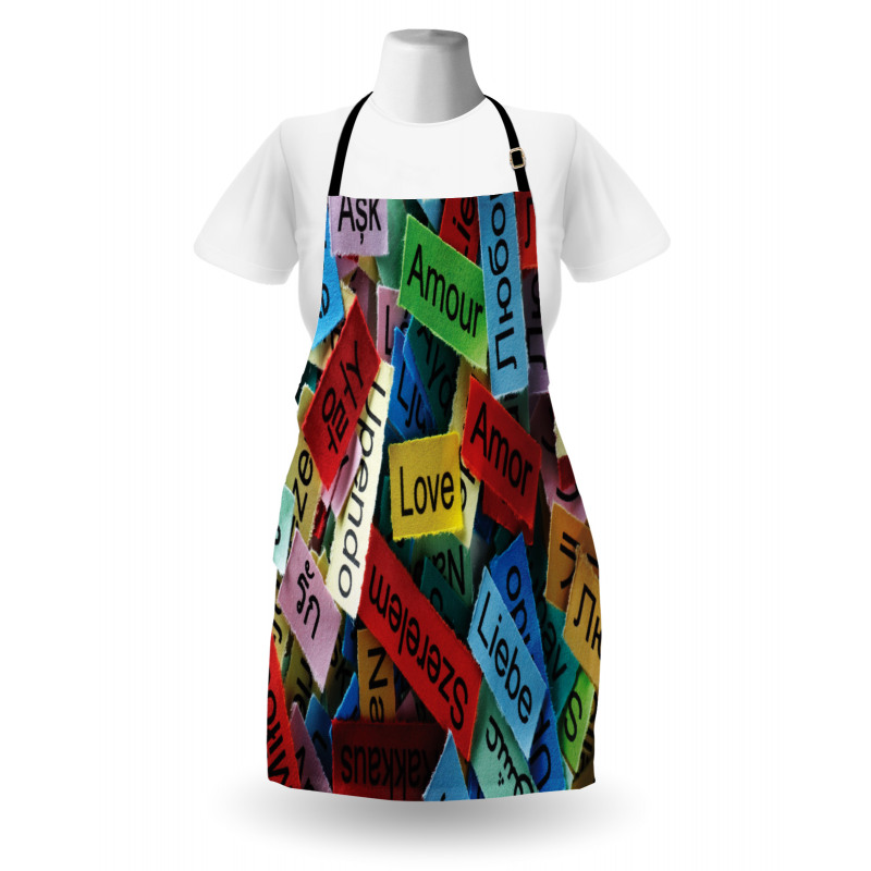 Words Composition Love Apron