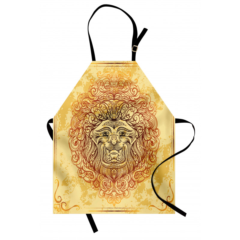 Lion Zodiac Astrology Apron