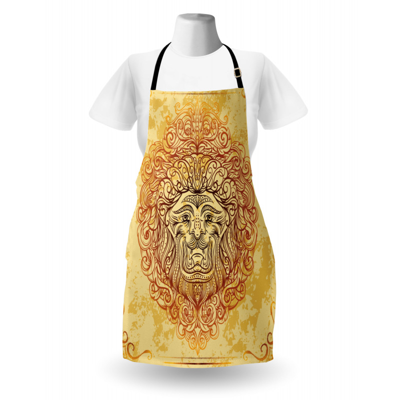 Lion Zodiac Astrology Apron