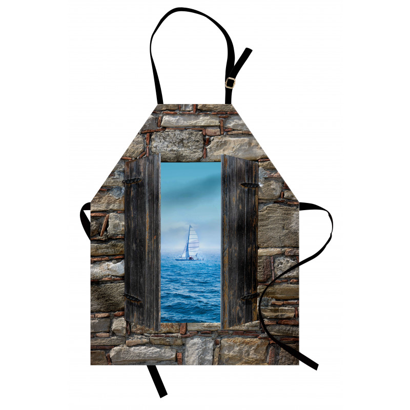 Sailing Boat Idyllic Apron