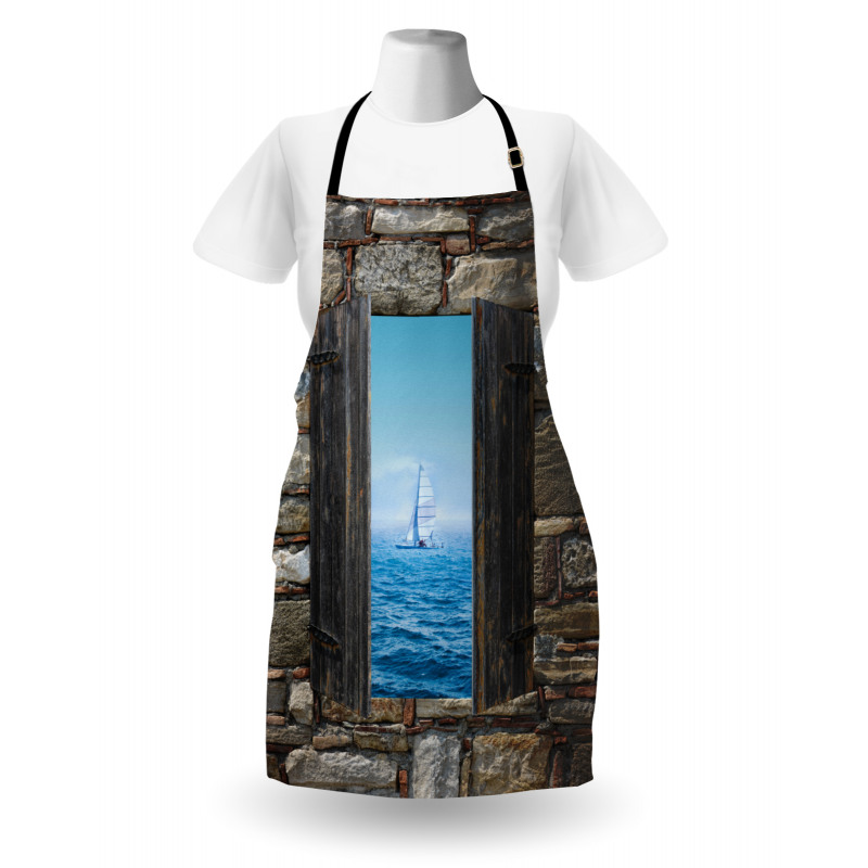 Sailing Boat Idyllic Apron