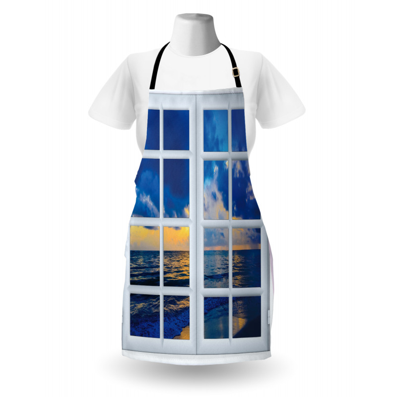 Sunset Sea Scenery Apron