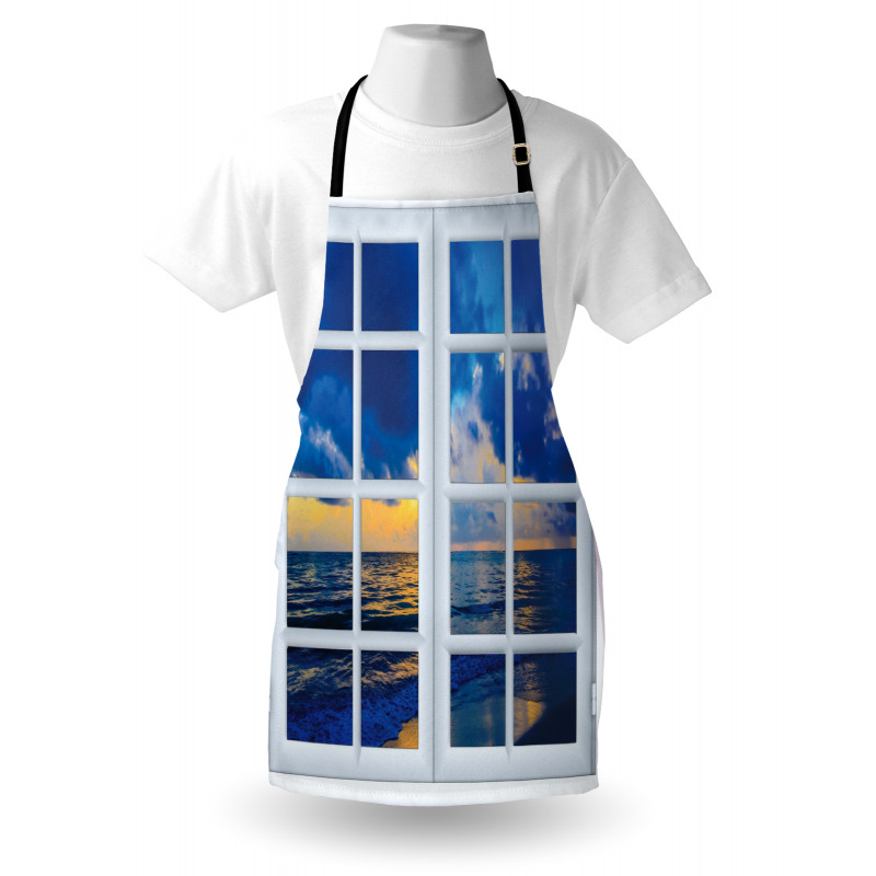 Sunset Sea Scenery Apron