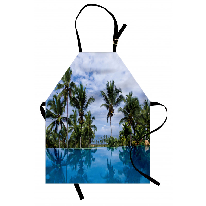 Infinity Pool Palm Apron