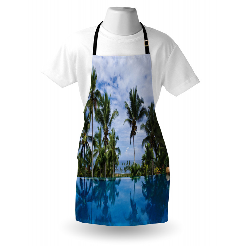 Infinity Pool Palm Apron