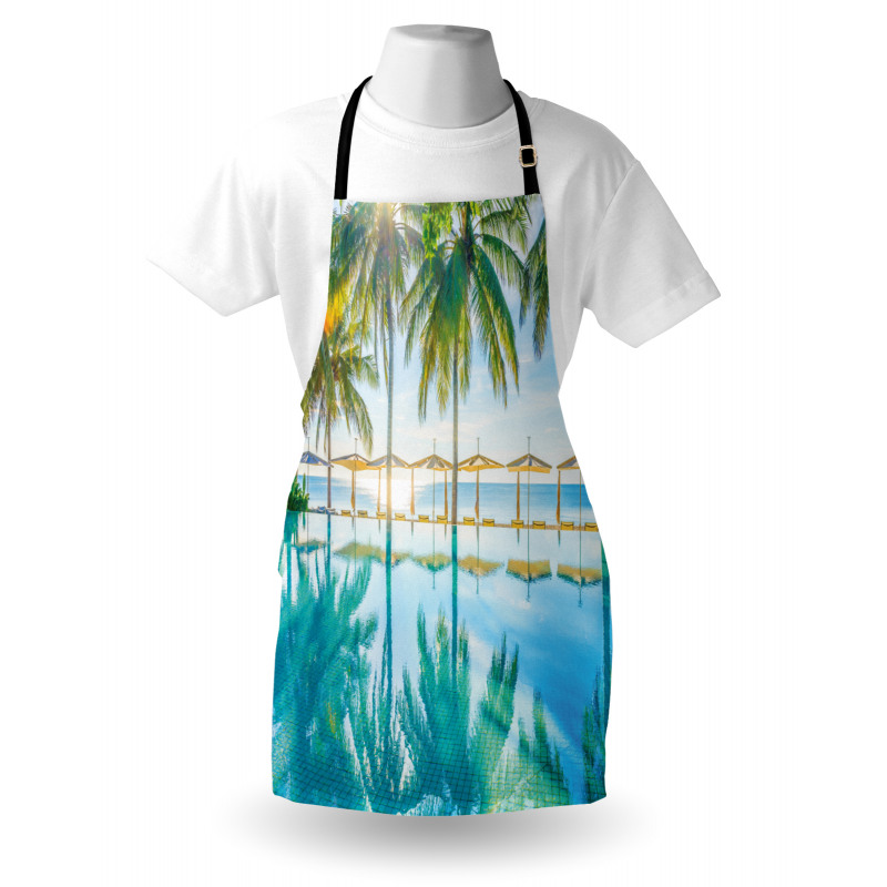 Palm Tree Hotel Pool Apron