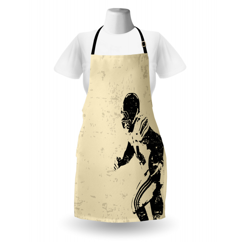 Rugby Player in Action Apron