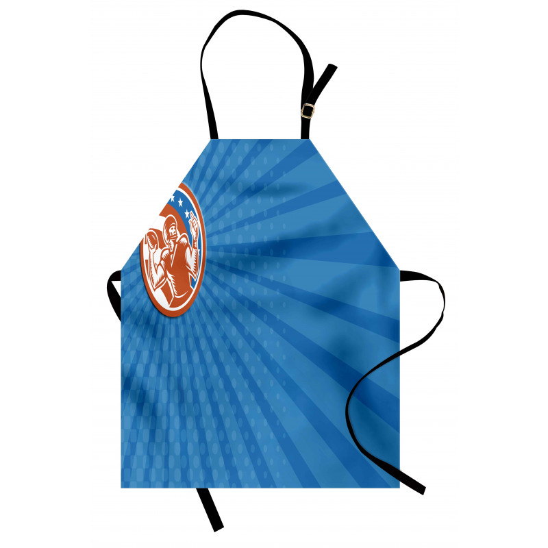 Pop Art American Football Apron