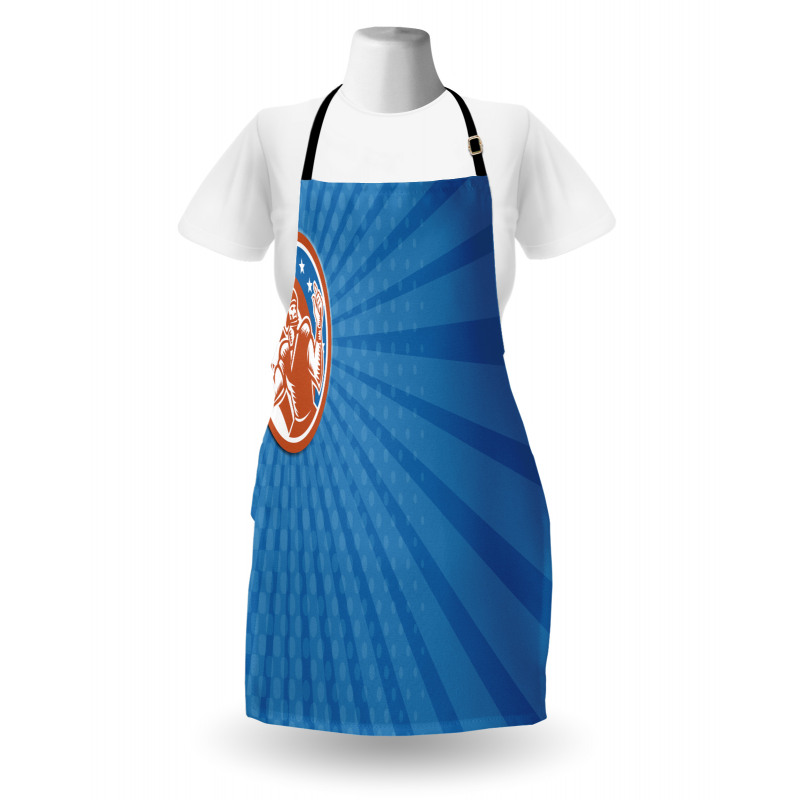 Pop Art American Football Apron