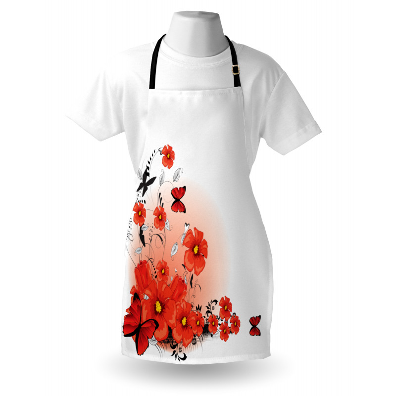 Cartoon Poppy Fresh Art Apron