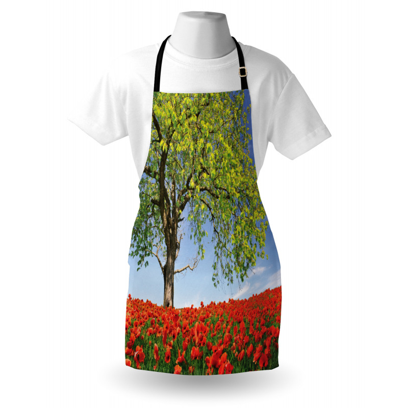 Spring Scenery Flowers Apron