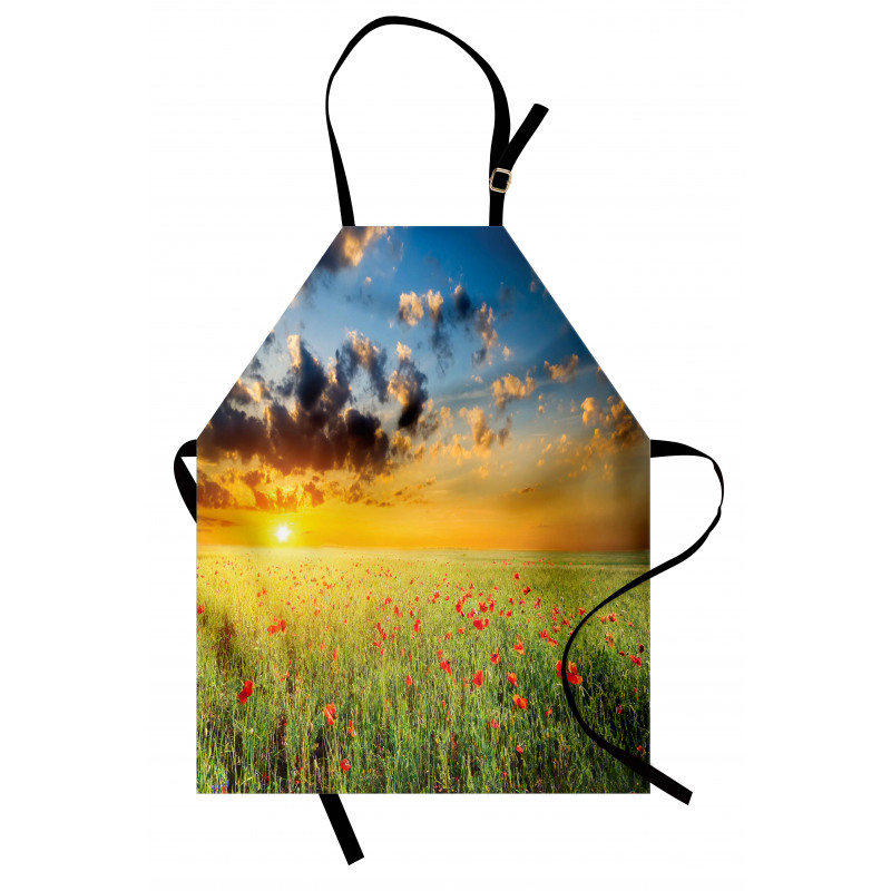 Sunset at Meadow Poppy Apron