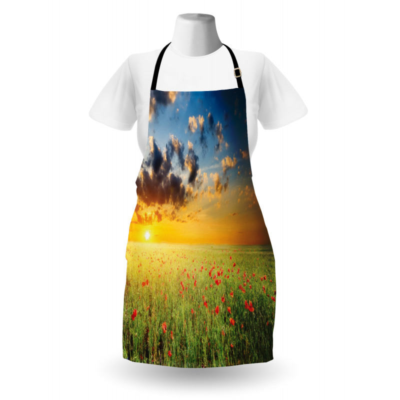 Sunset at Meadow Poppy Apron