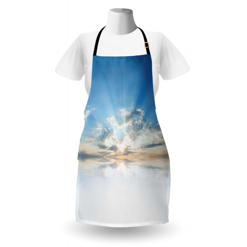 Blue Sky Freedom Clouds Apron