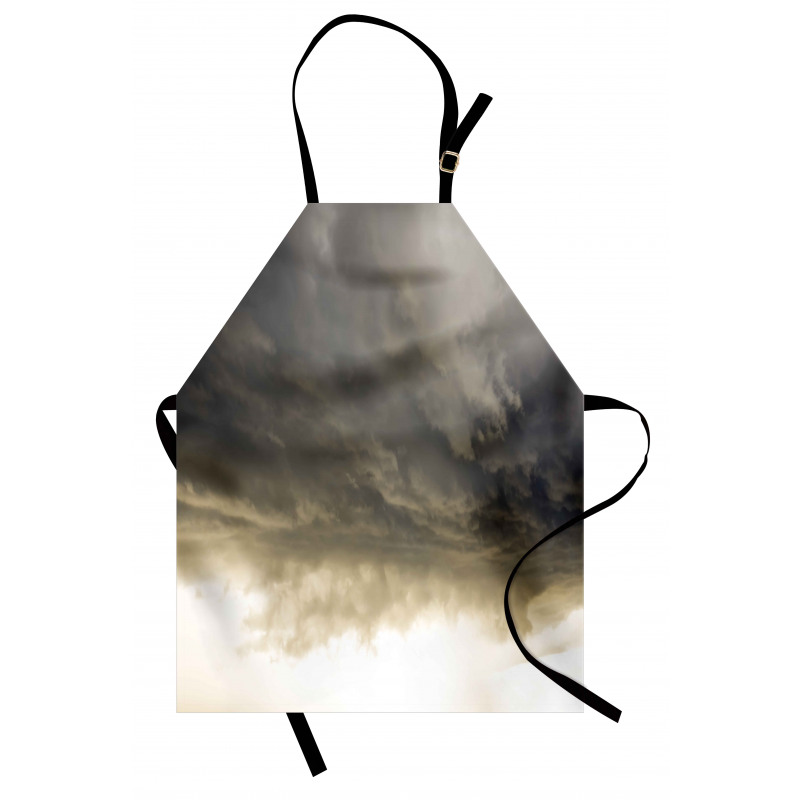 Cloudy Dark Sky Hurricane Apron