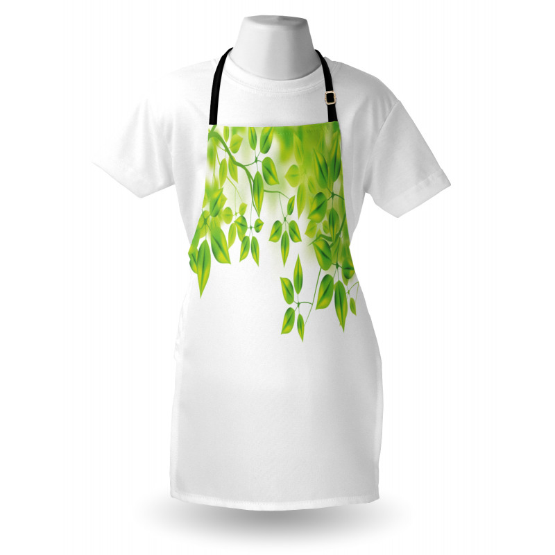 Leaves Spring Art Apron