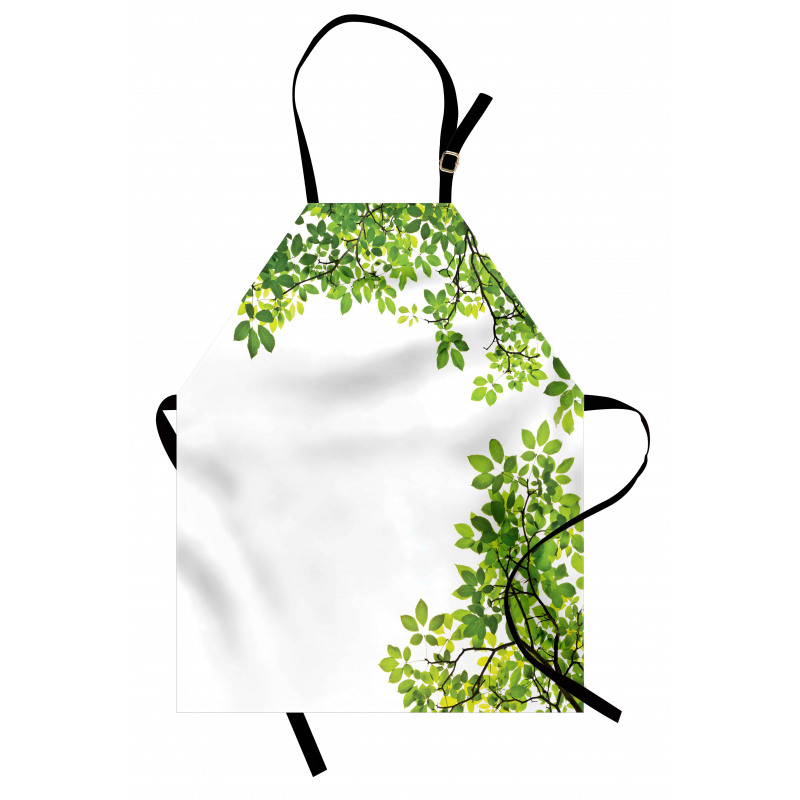 Fresh Branch with Leaves Apron