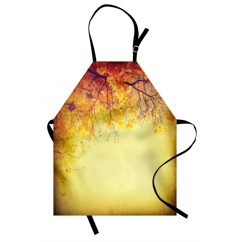 Retro Autumn View Apron