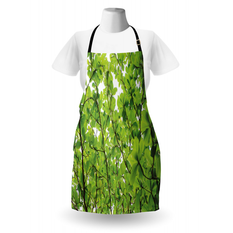 Summer Fresh Leaves Apron