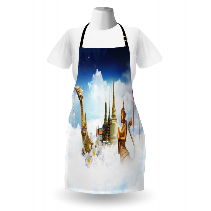 Thailand Famous Statues Apron