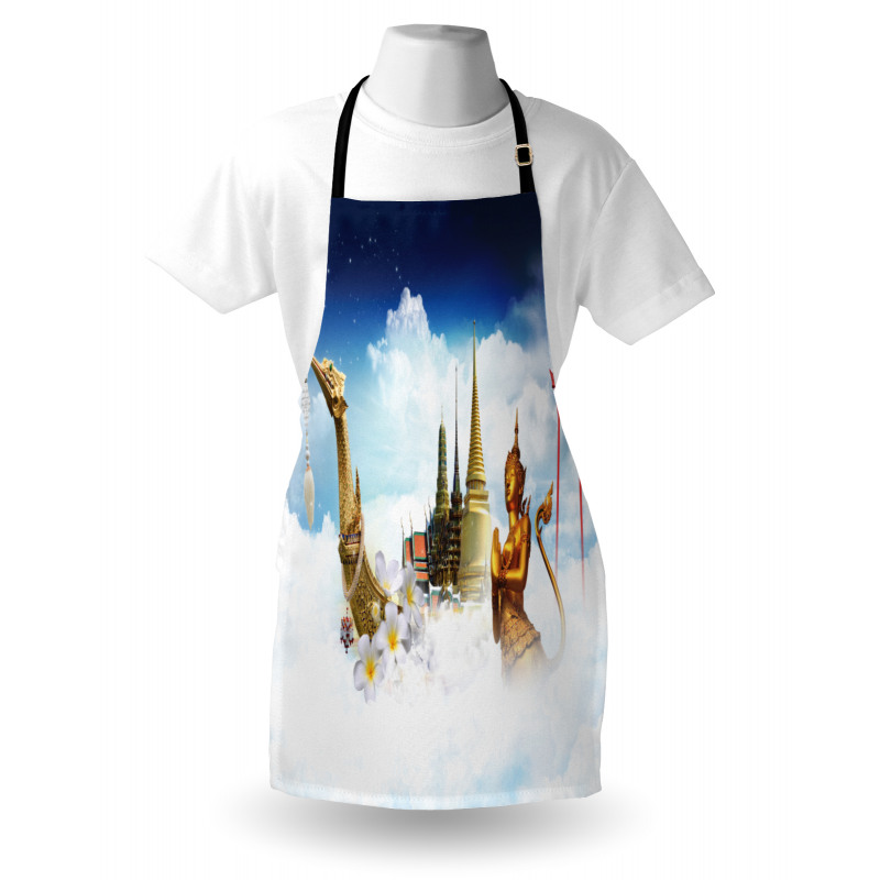 Thailand Famous Statues Apron