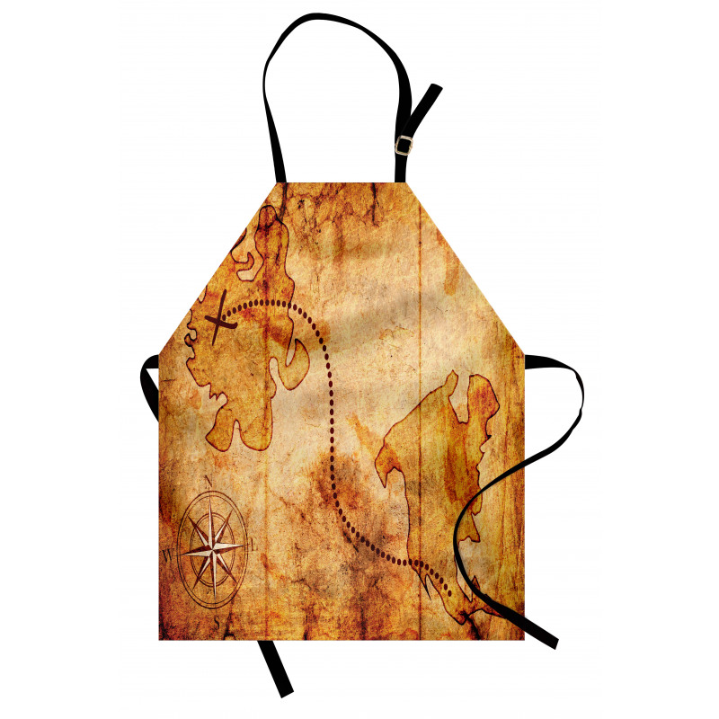 Treasure Map Compass Apron