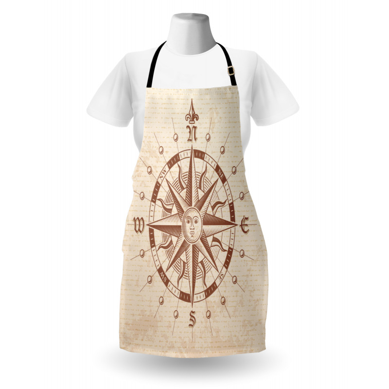 Vintage Compass Apron