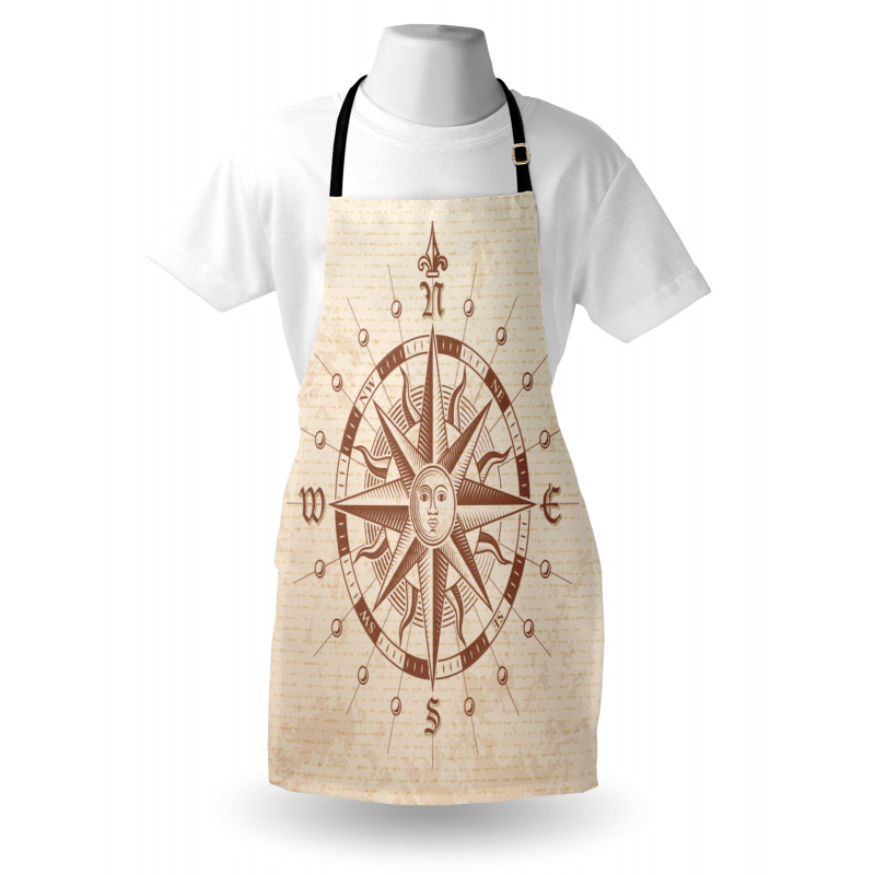 Vintage Compass Apron