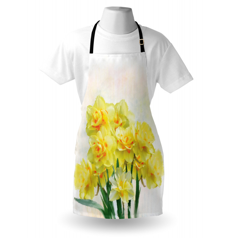 Paint of Daffodils Bouquet Apron