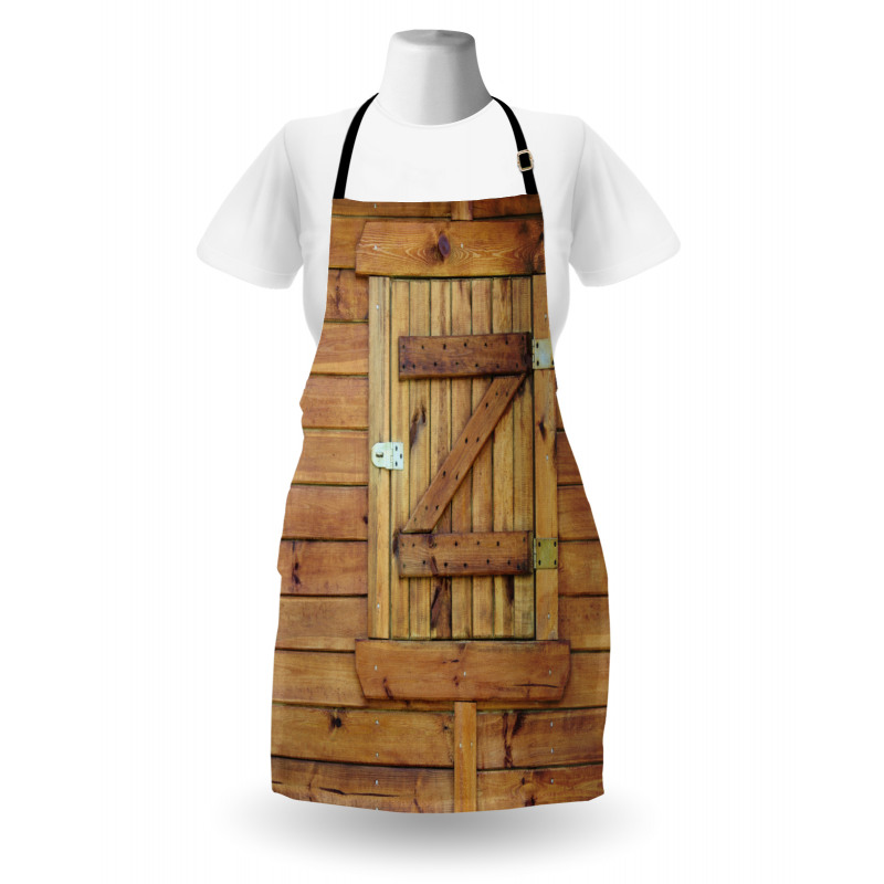 Grunge Wooden Shutters Apron