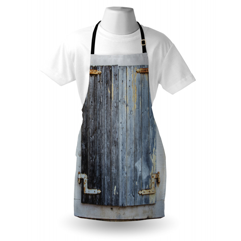 Antique Wooden Window Apron