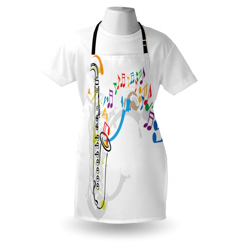 Festival Music Notes Apron