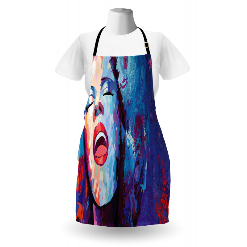 Singer Woman Performance Apron