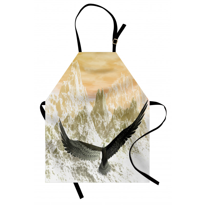 Eagle Flying Mountains Apron