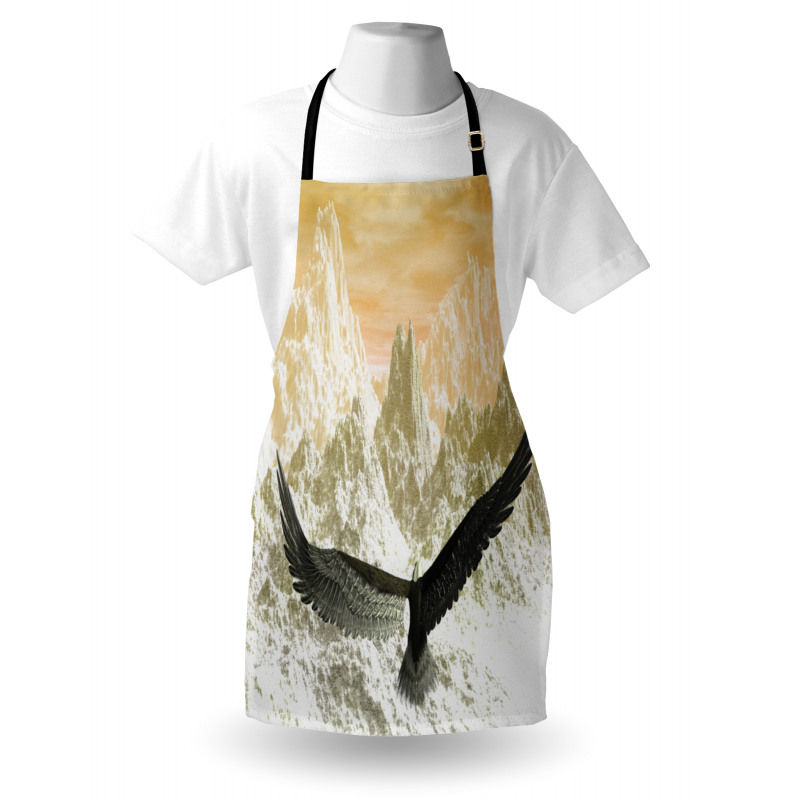 Eagle Flying Mountains Apron