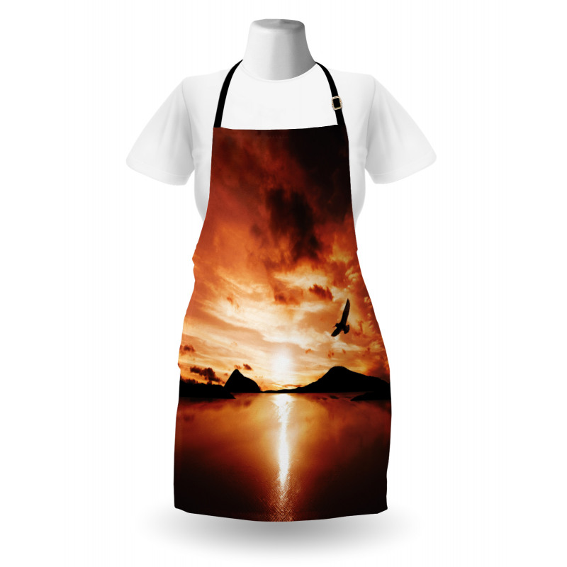 Sunset SeMountain Wings Apron