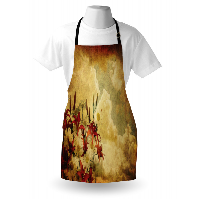 Retro Flower Chamomile Apron