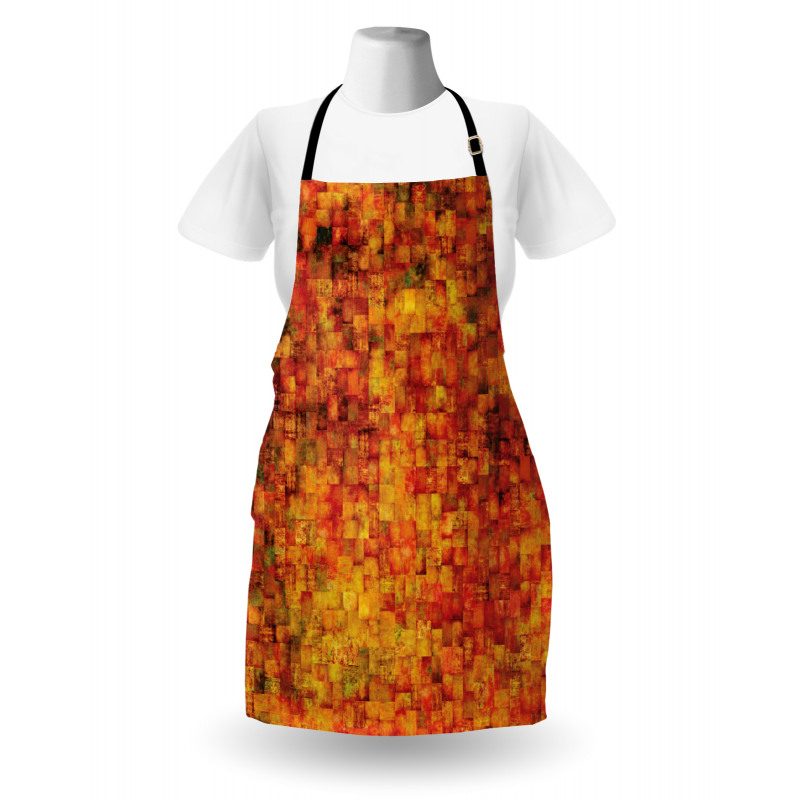 Vintage Mosaic Grunge Apron