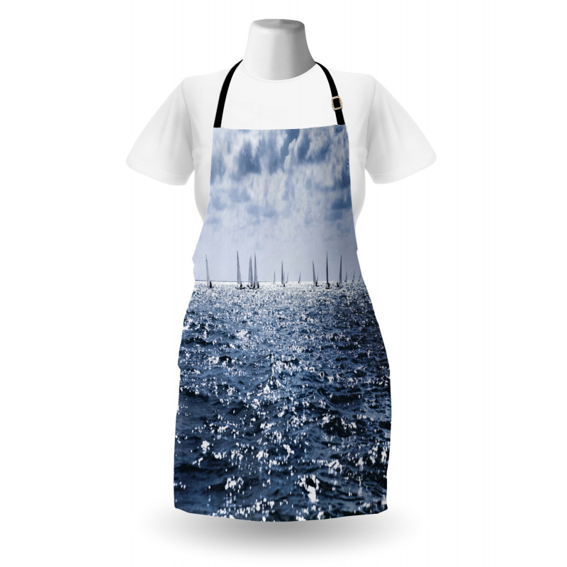 Sailing Boats Sunny Apron