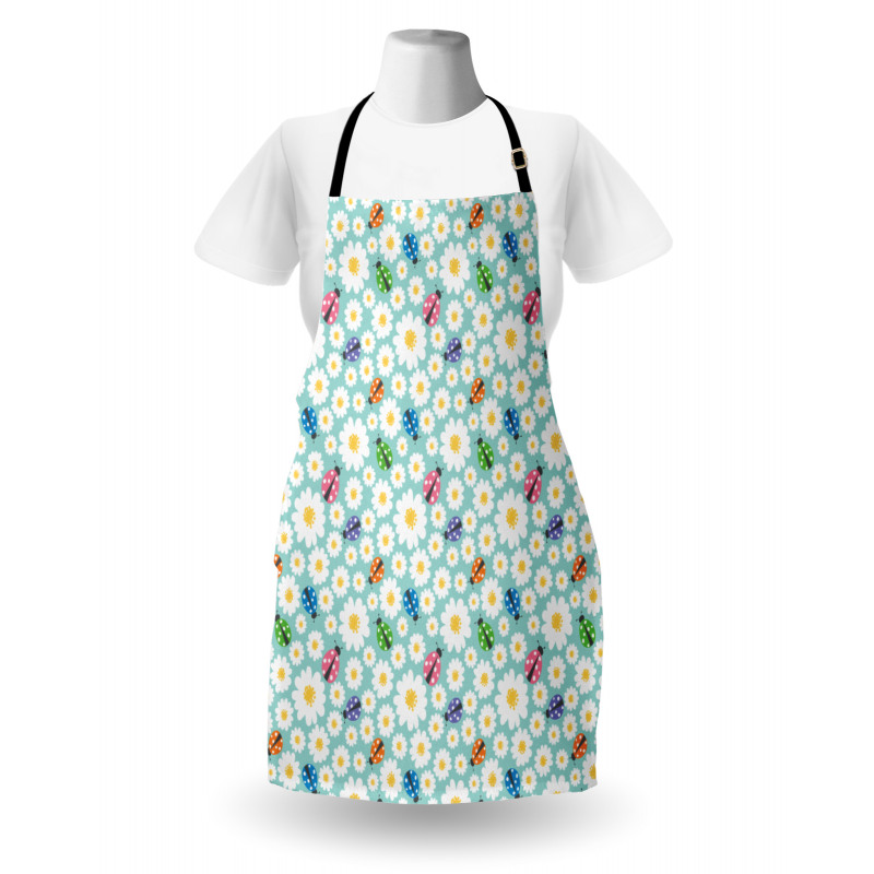 Daisies and Ladybugs Apron