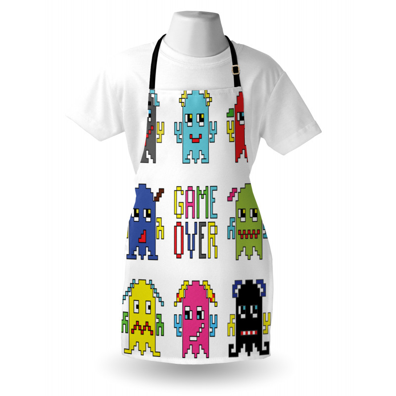 Pixel Robot Emotion Apron