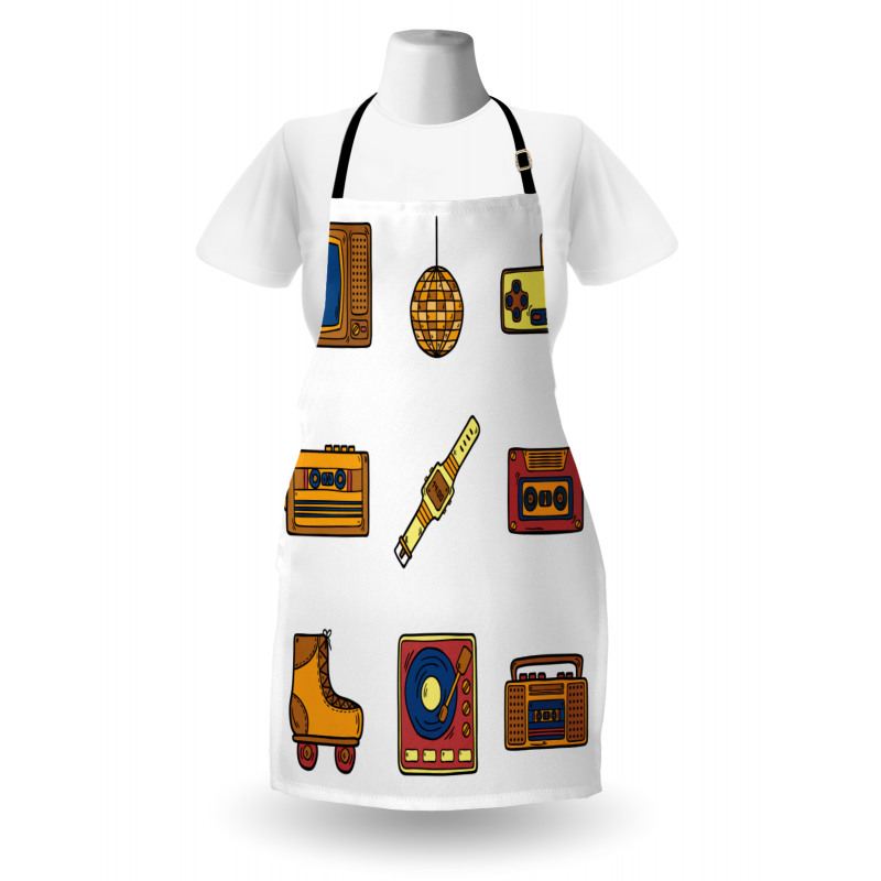 Cartoon Nostalgic Apron