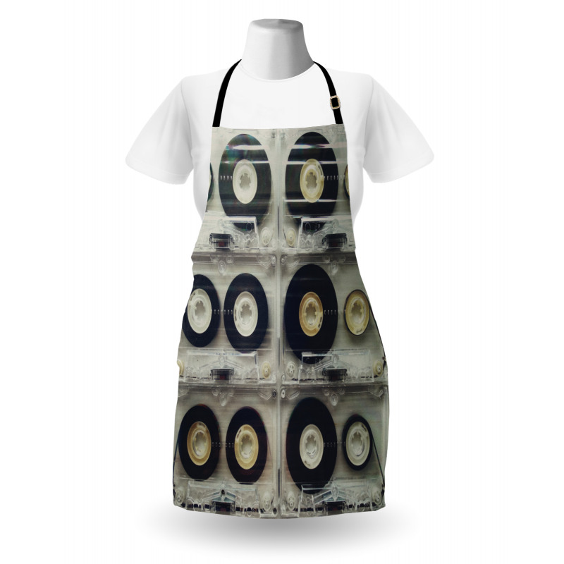 Retro Vintage Cassettes Apron