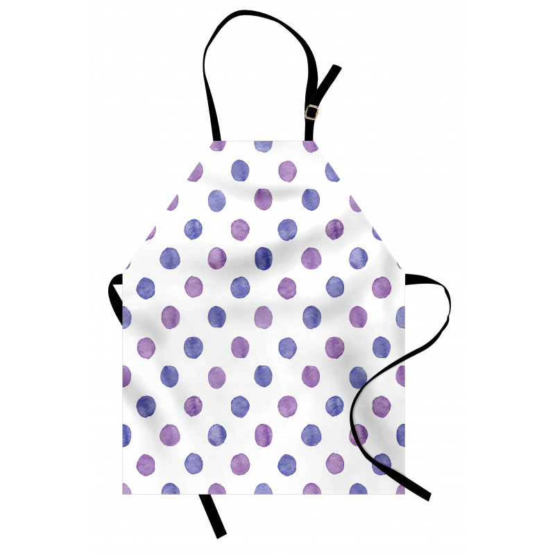 Watercolor Polka Dots Apron