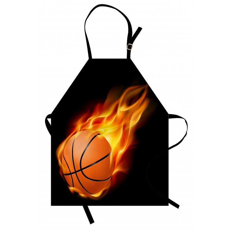 Basketball Fire Shoot Apron