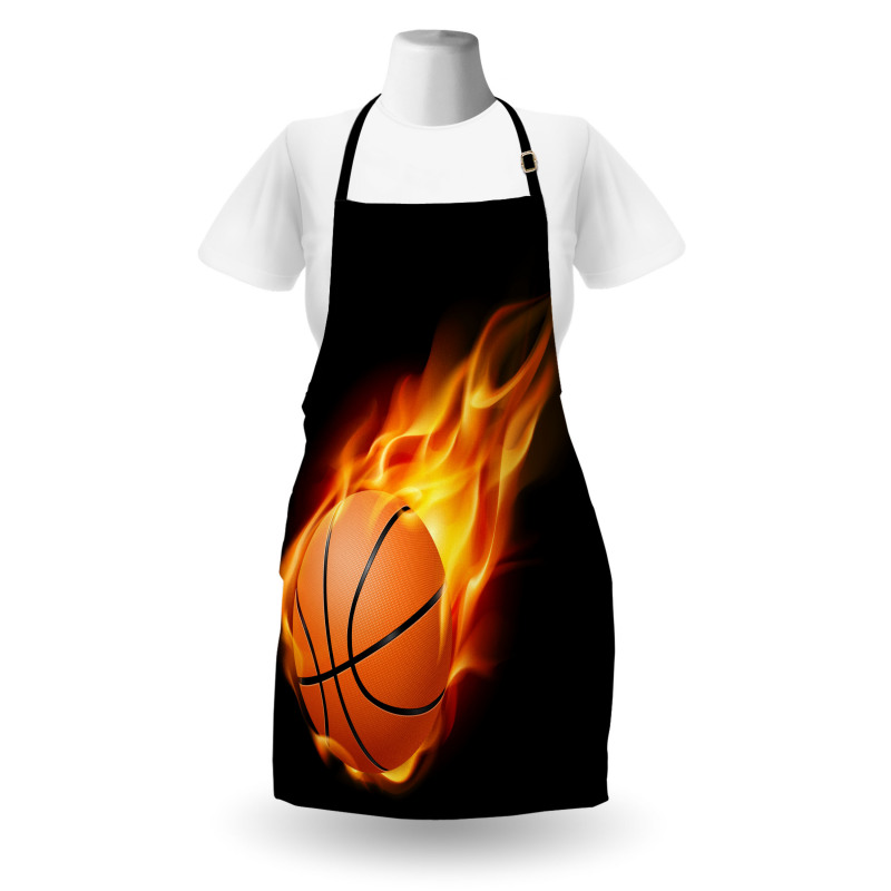 Basketball Fire Shoot Apron